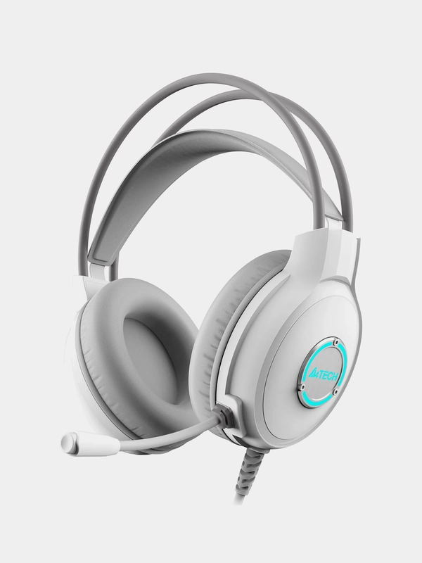 Игровые наушники с микрофоном A4Tech Fstyler FH300U, LED подсветка