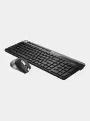 Черный набор: клавиатура и мышь A4Tech Fstyler FB2535C, Slim, беспроводной