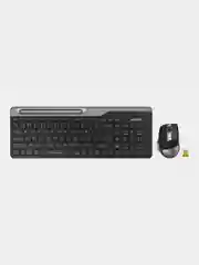 Черный набор: клавиатура и мышь A4Tech Fstyler FB2535C, Slim, беспроводной