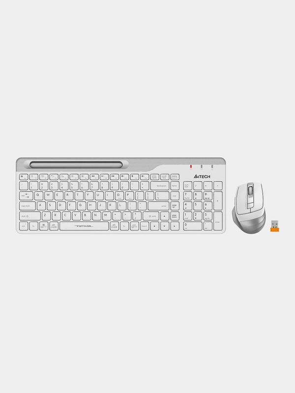 Набор: клавиатура и мышь A4Tech Fstyler FB2535C, Slim, беспроводной
