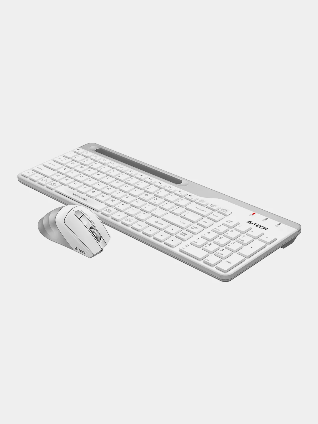 Белый набор: клавиатура и мышь A4Tech Fstyler FB2535C, Slim, беспроводной