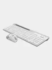 Белый набор: клавиатура и мышь A4Tech Fstyler FB2535C, Slim, беспроводной