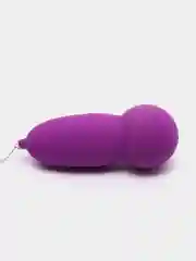 Фиолетовый вибратор клиторальный