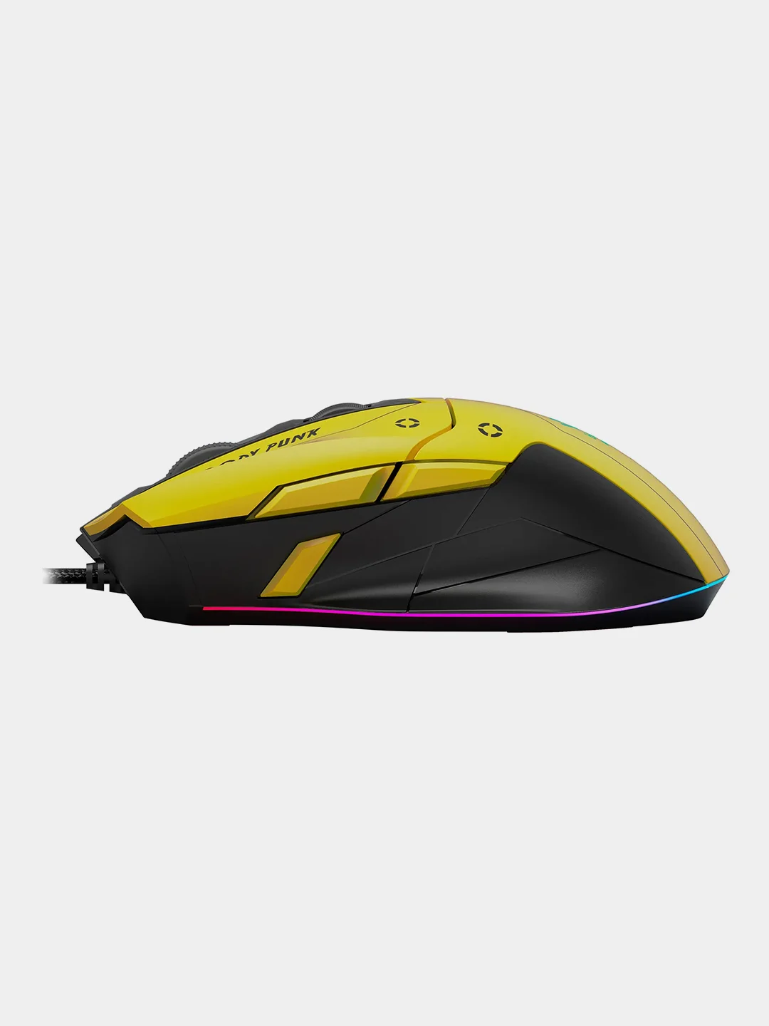 Желтый игровая мышь A4Tech Bloody W70 Max Punk, 10000 dpi, 9 кнопок, RGB подсветка