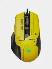 Желтый игровая мышь A4Tech Bloody W70 Max Punk, 10000 dpi, 9 кнопок, RGB подсветка
