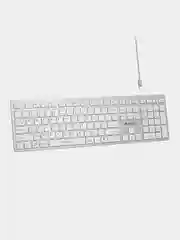 Белый беспроводная клавиатура A4Tech Fstyler FBX50C, Slim