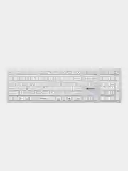Белый беспроводная клавиатура A4Tech Fstyler FBX50C, Slim