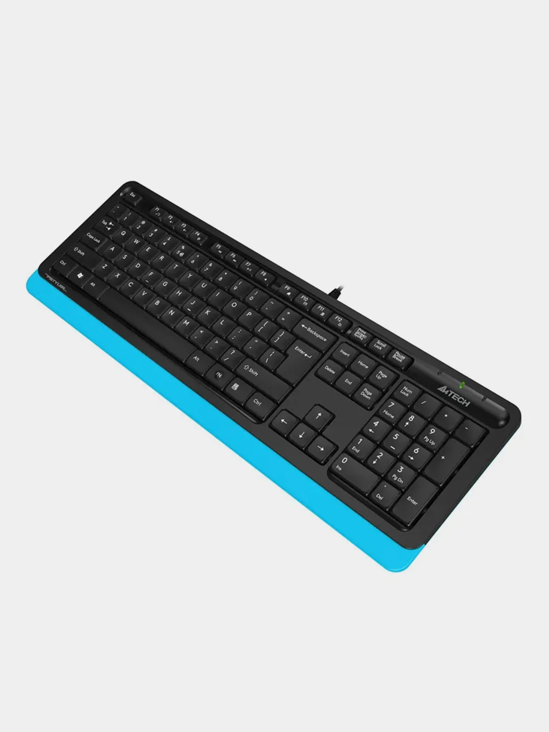 Синий клавиатура проводная A4Tech Fstyler FK10