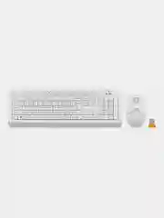 Белый набор: клавиатура и мышь A4Tech Fstyler FG1012, беспроводной