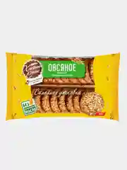 Печенье Хлебный спас Овсяное "Злаковое ассорти", семейная упаковка, постный продукт 500 гр