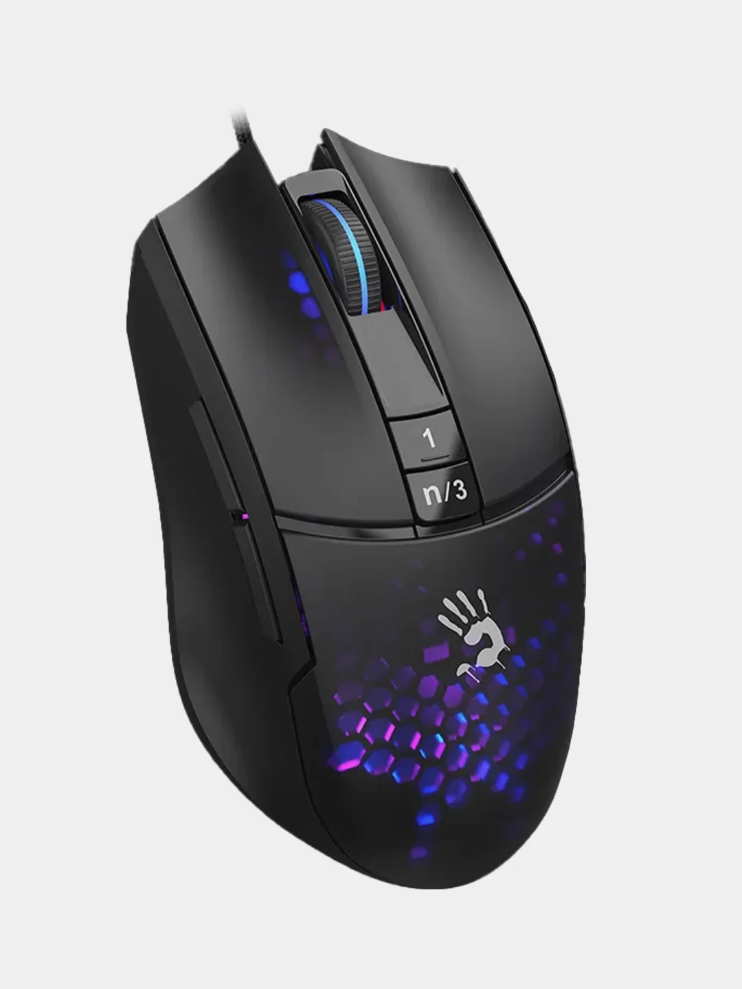 Розовый игровая мышь A4Tech Bloody L65 Max, 12000 dpi, 6 кнопок, RGB подсветка