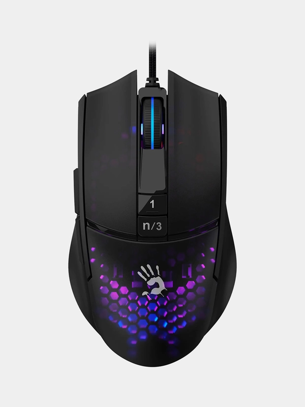 Игровая мышь A4Tech Bloody L65 Max, 12000 dpi, 6 кнопок, RGB подсветка
