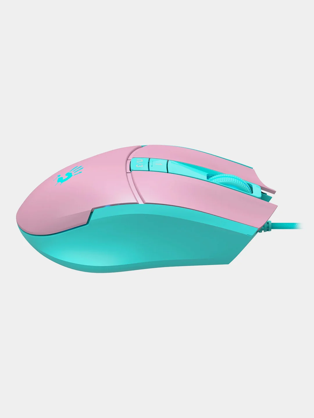 Розовый игровая мышь A4Tech Bloody L65 Max, 12000 dpi, 6 кнопок, RGB подсветка