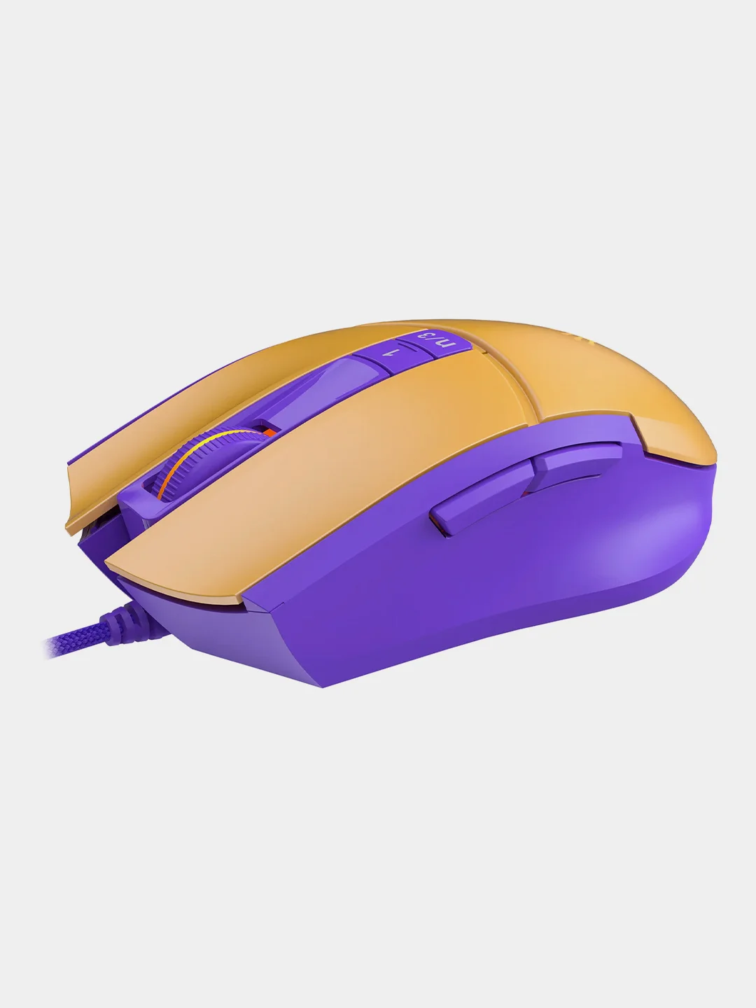 Желтый игровая мышь A4Tech Bloody L65 Max, 12000 dpi, 6 кнопок, RGB подсветка