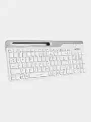 Белый беспроводная клавиатура A4Tech Fstyler FBK25, Slim