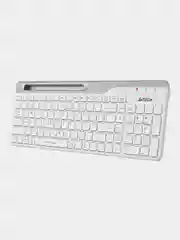 Белый беспроводная клавиатура A4Tech Fstyler FBK25, Slim