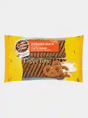 Крендельки Хлебный спас COFFEE TIME со вкусом капучино и тростниковым сахаром, 320гр