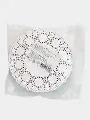 Салфетки для сервировки ажурные Aviora, бумажные, круглые, 12 см, 250 штук