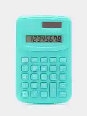 Бирюзовый калькулятор мини на блистере, 2013744524