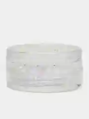 Блёстки для декора, мелкие, голография, цвет белый