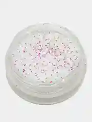 Блёстки для декора, мелкие, голография, цвет белый