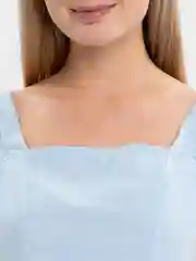 Голубой костюм женский, с шортами в комплекте