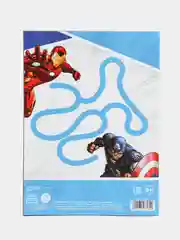 Бумага цветная двусторонняя, А4, 16 листов, 16 цветов, Marvel, Мстители