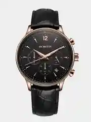 Черный мужские наручные часы Ochstin 6050A с хронографом в подарочной упаковке
