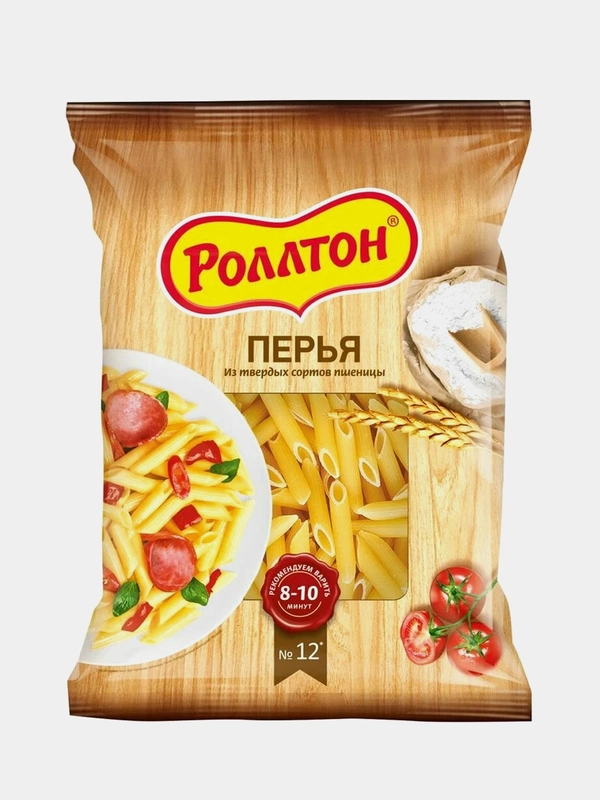 Макаронные изделия яичные Роллтон. 400г перья