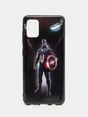 Тёмно-коричневый чехол-накладка Samsung A51