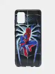 Голубой чехол-накладка Samsung A51