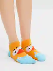 Оранжевый носки с мордочками