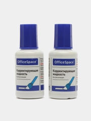 Корректирующая жидкость OfficeSpace, 12 мл, на химической основе, с кистью