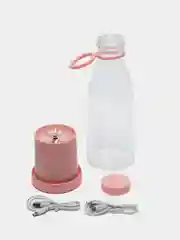 Розовый блендер для смузи, портативный, USB