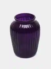 Фиолетовый ваза стеклянная