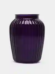 Фиолетовый ваза стеклянная