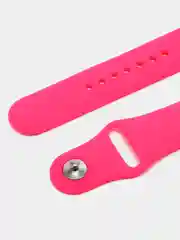 Фуксия ремешок для Apple Watch 3, 4, 5, 6, SE, 7, 8 силиконовый