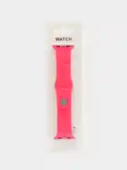 Фуксия ремешок для Apple Watch 3, 4, 5, 6, SE, 7, 8 силиконовый