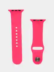 Фуксия ремешок для Apple Watch 3, 4, 5, 6, SE, 7, 8 силиконовый