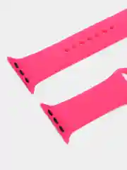 Фуксия ремешок для Apple Watch 3, 4, 5, 6, SE, 7, 8 силиконовый