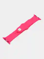 Фуксия ремешок для Apple Watch 3, 4, 5, 6, SE, 7, 8 силиконовый