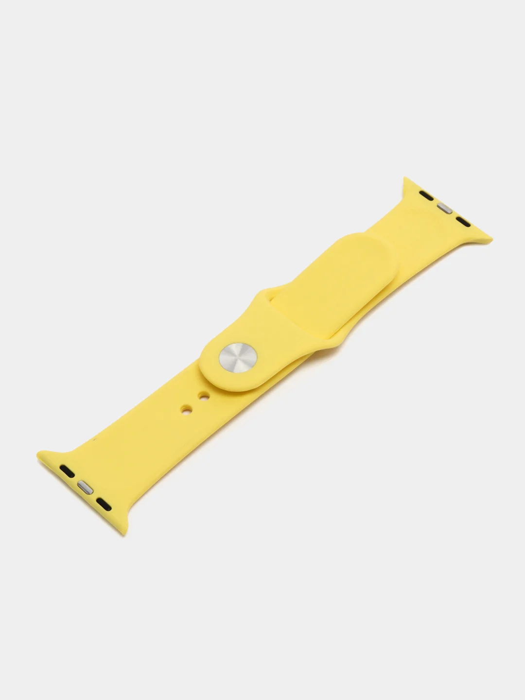 Светло-оранжевый ремешок для Apple Watch 3, 4, 5, 6, SE, 7, 8 силиконовый