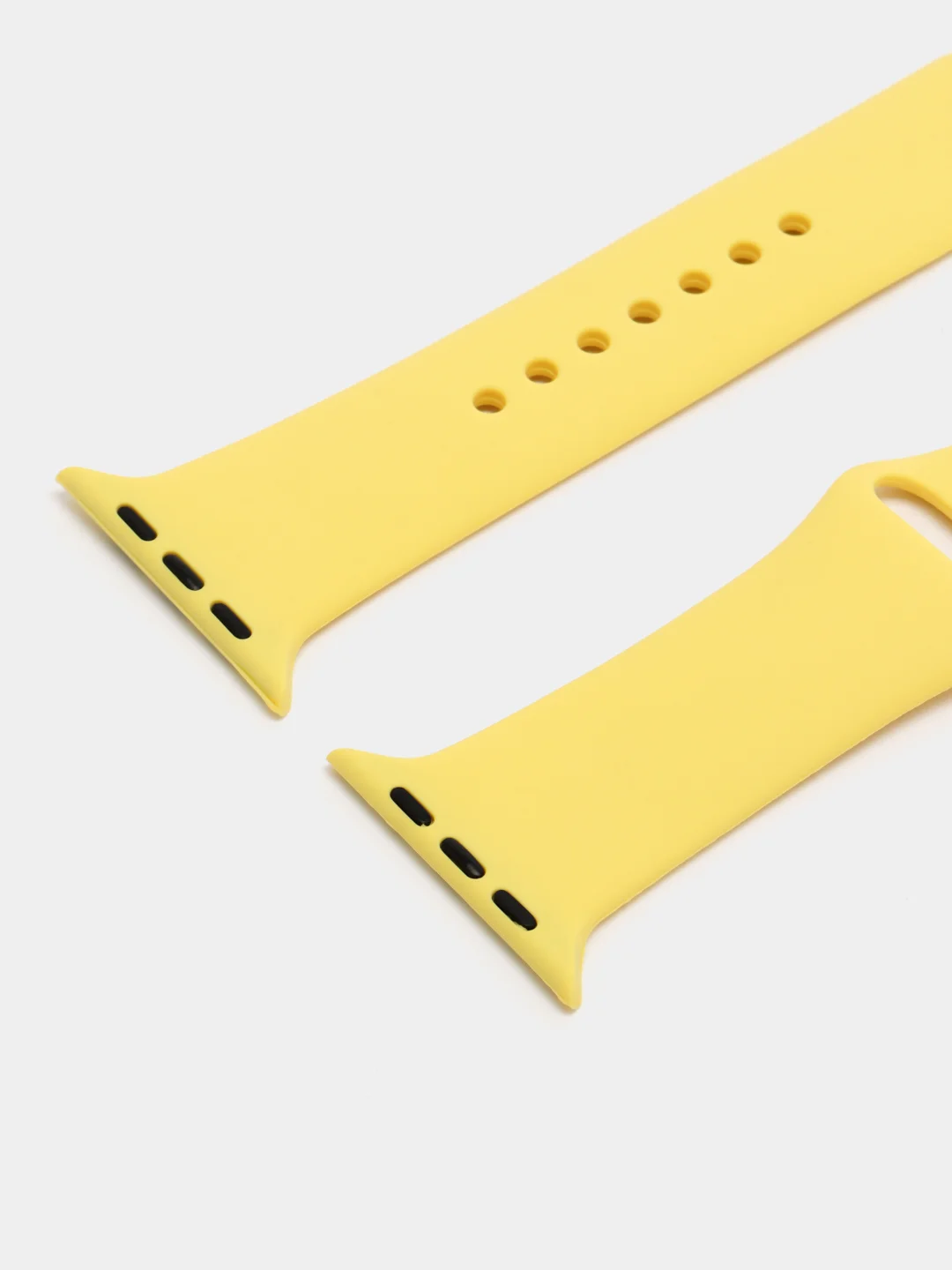 Светло-оранжевый ремешок для Apple Watch 3, 4, 5, 6, SE, 7, 8 силиконовый