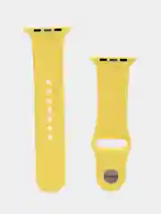 Светло-оранжевый ремешок для Apple Watch 3, 4, 5, 6, SE, 7, 8 силиконовый