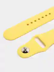 Светло-оранжевый ремешок для Apple Watch 3, 4, 5, 6, SE, 7, 8 силиконовый