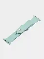 Бирюзовый ремешок для Apple Watch 3, 4, 5, 6, SE, 7, 8 силиконовый