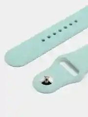 Бирюзовый ремешок для Apple Watch 3, 4, 5, 6, SE, 7, 8 силиконовый