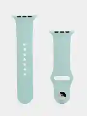 Бирюзовый ремешок для Apple Watch 3, 4, 5, 6, SE, 7, 8 силиконовый