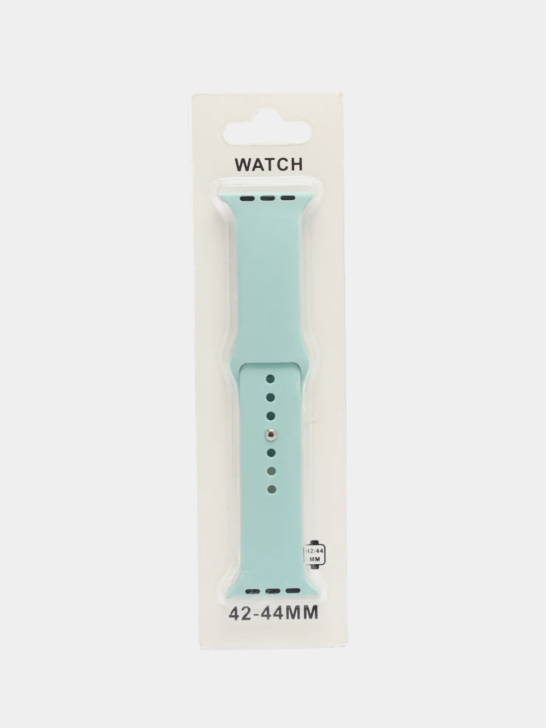 Бирюзовый ремешок для Apple Watch 3, 4, 5, 6, SE, 7, 8 силиконовый