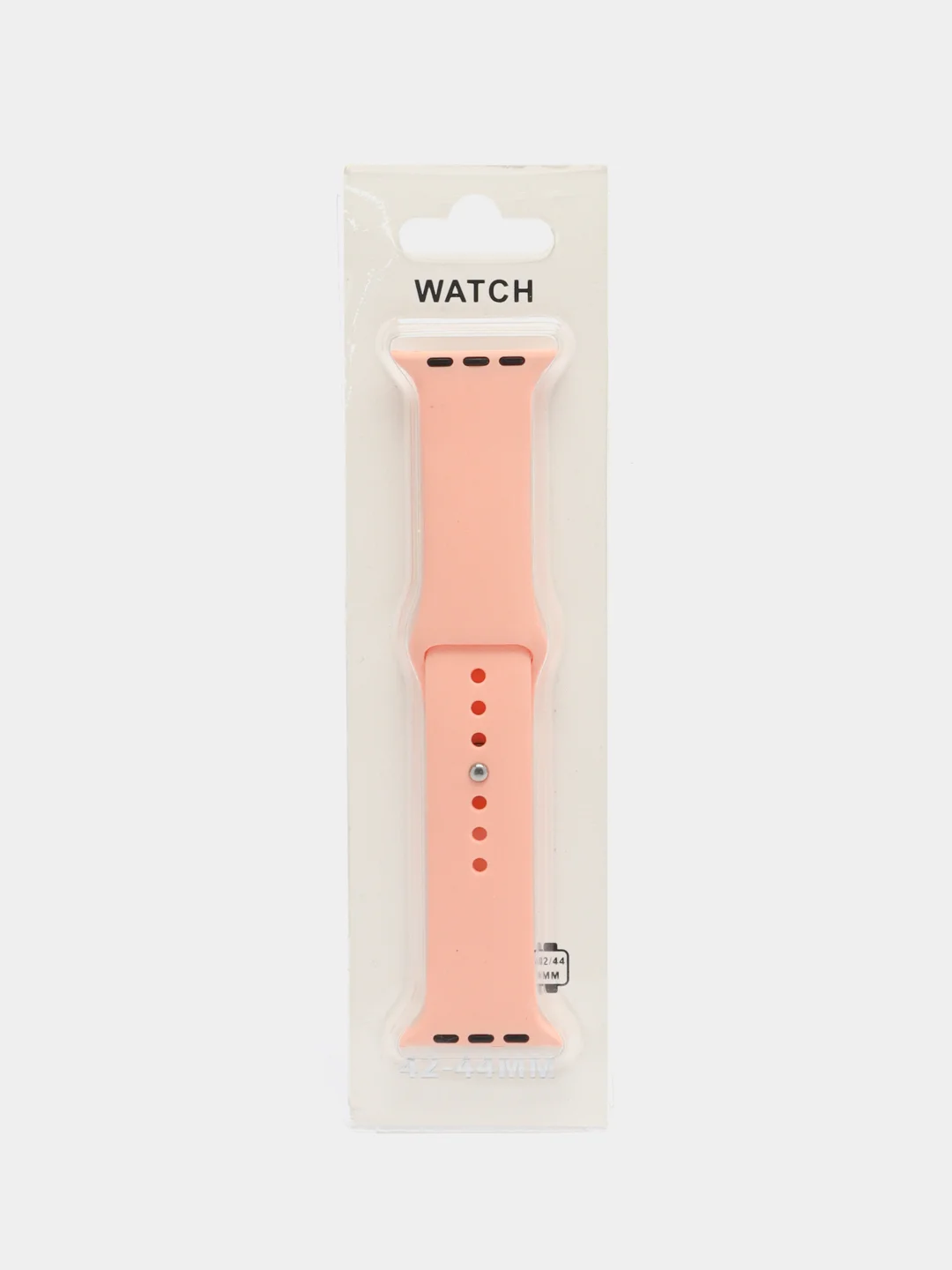 Пудровый ремешок для Apple Watch 3, 4, 5, 6, SE, 7, 8 силиконовый